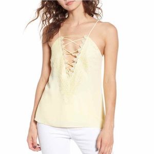 New With Tags WAYF Pastel Yellow Camisole size XL